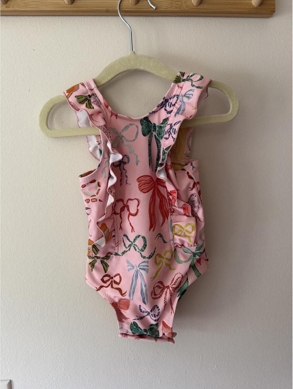 Pink Chicken Girls Katniss Suit - Watercolor Bows